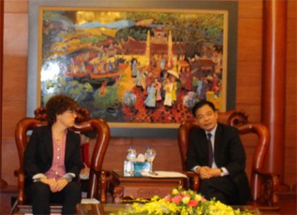 Bộ trưởng Nguyễn Xuân Cường tiếp Giám đốc cấp cao Môi trường và Tài nguyên, Ngân hàng Thế giới